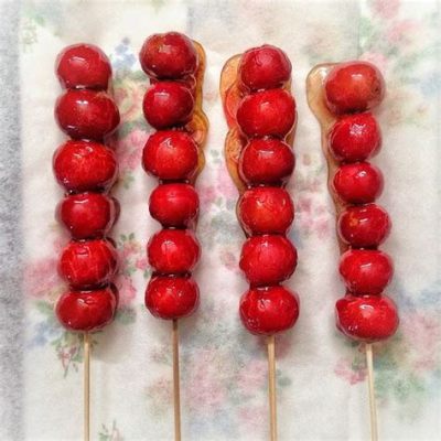  Candied Hawthorn on Sticks Embellished With Sesame Seeds: A Tangy and Sweet Delight From Huzhou City