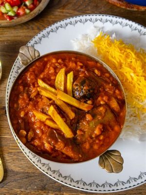  Gheymeh Bademjan: A Hearty Stew Balancing Tangy Sweetness and Earthy Depth